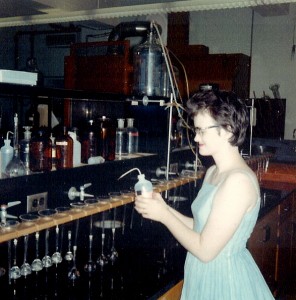 JoAnn in the lab